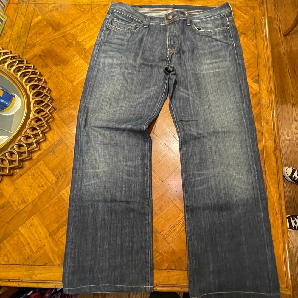 Citizens of Humanity “Evans” - Relaxed Fit, Button Fly, Denim Jeans
